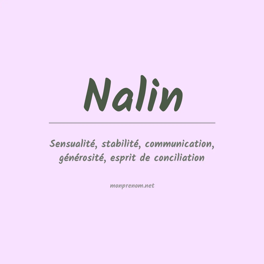 Signification du Prénom Nalin Signification du Prénom Nalin
