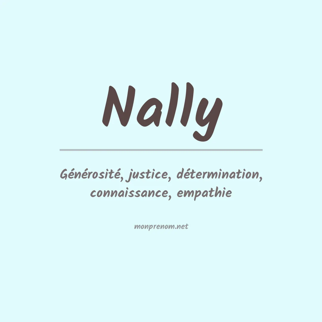 Signification du Prénom Nally