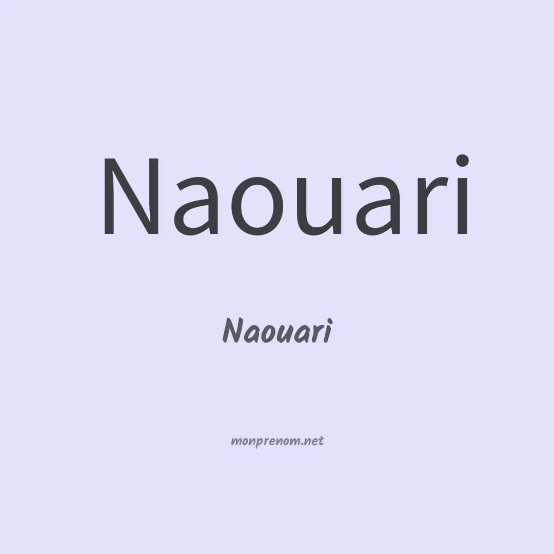 Naouari en chino