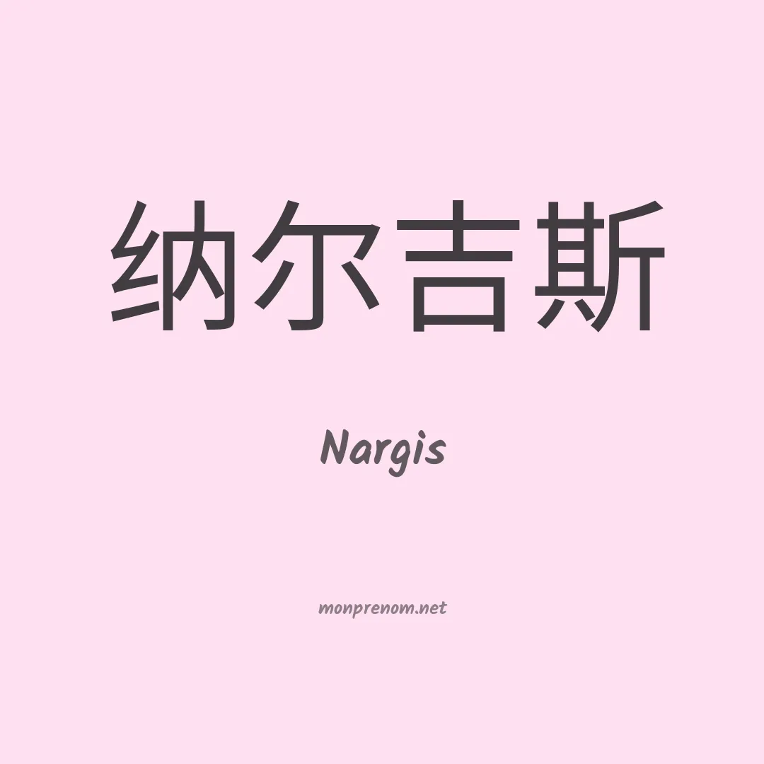 Nargis en chino