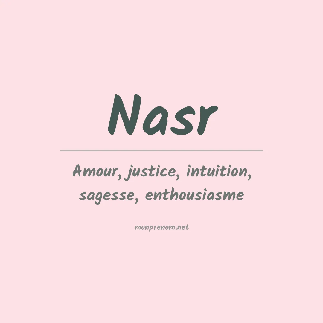 Signification du Prénom Nasr