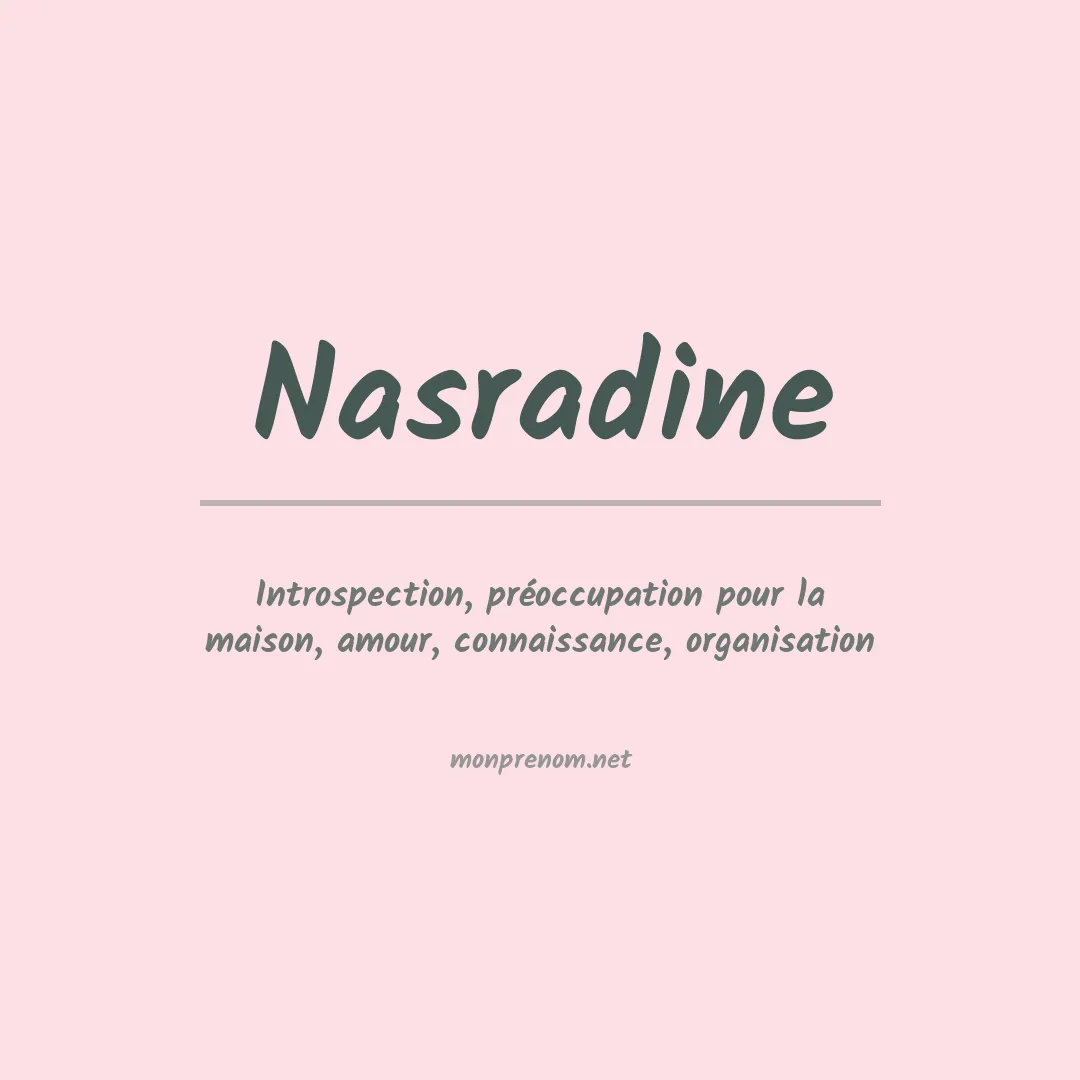 Signification du Prénom Nasradine Signification du Prénom Nasradine