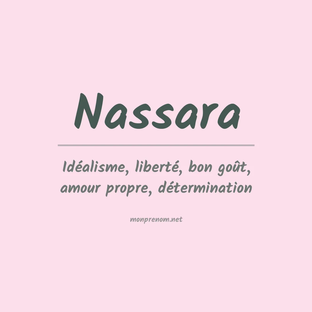Signification du Prénom Nassara Signification du Prénom Nassara