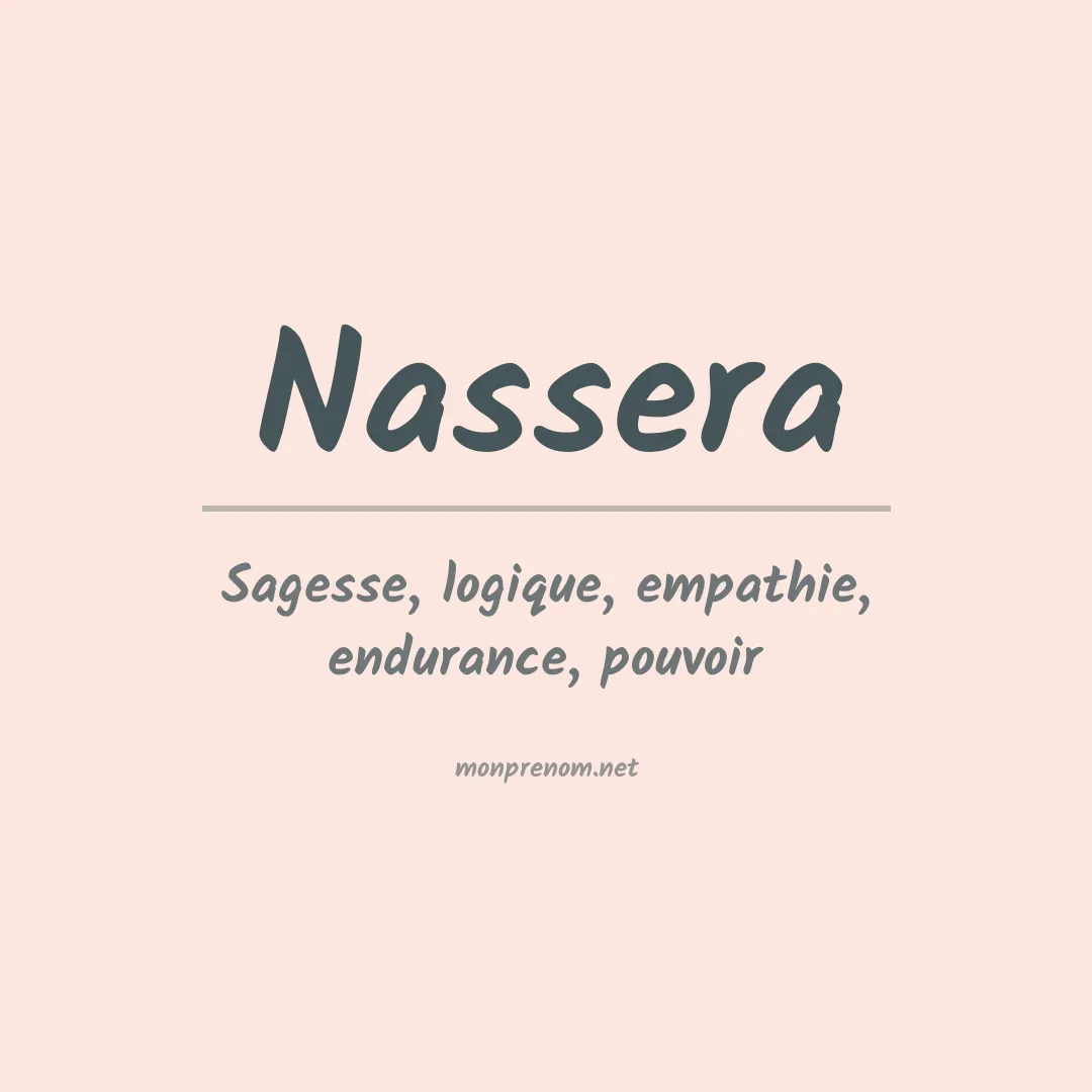 Signification du Prénom Nassera