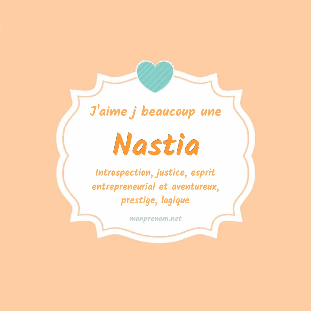 j'aime beaucoup Nastia