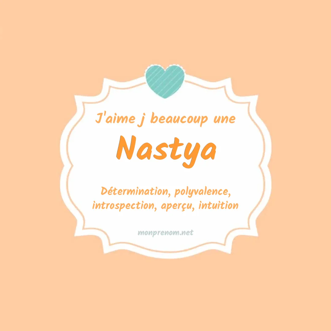 j'aime beaucoup Nastya