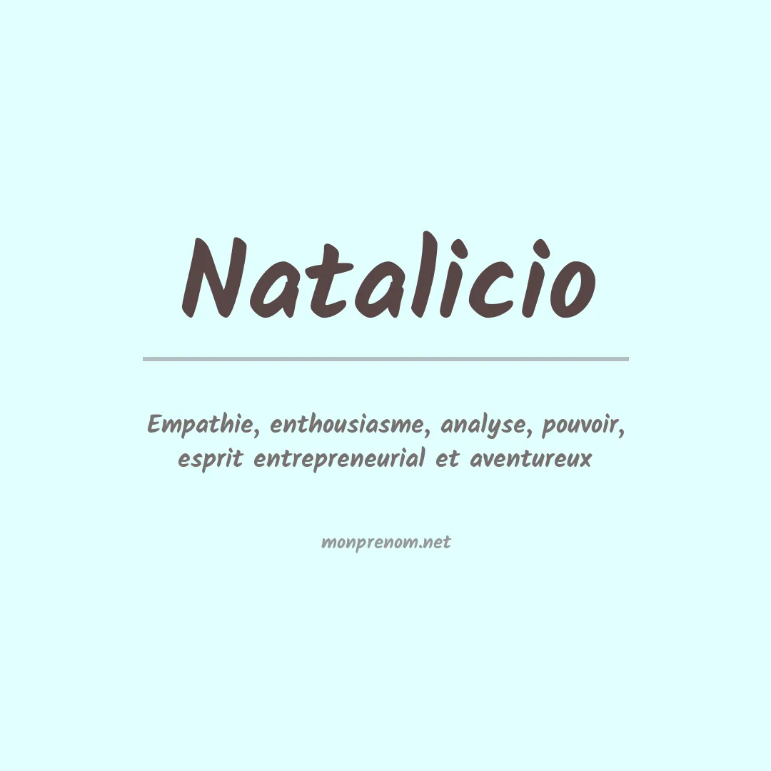 Signification du Prénom Natalicio