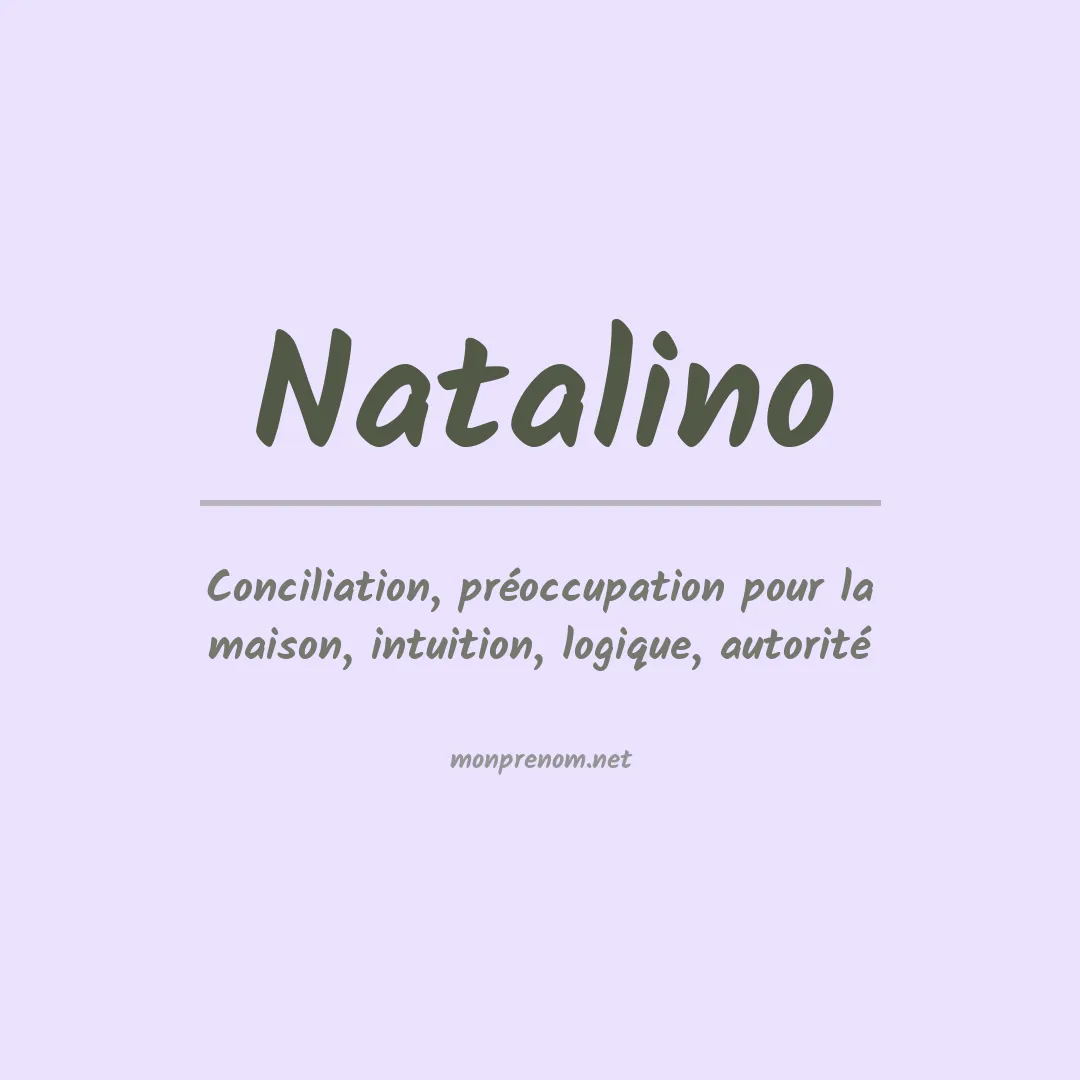 Signification du Prénom Natalino