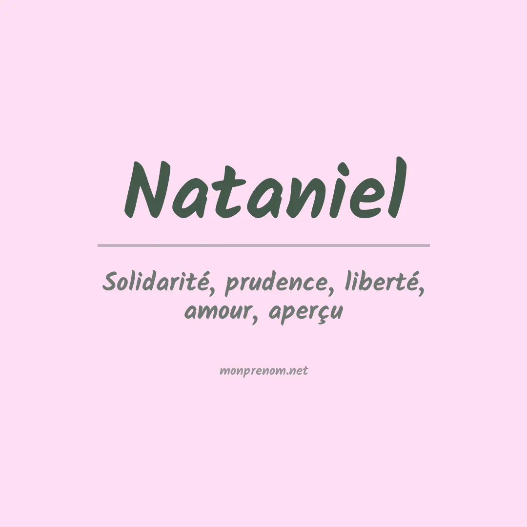 Signification du Prénom Nataniel