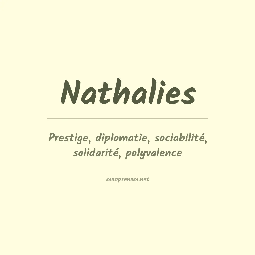 Signification du Prénom Nathalies Signification du Prénom Nathalies