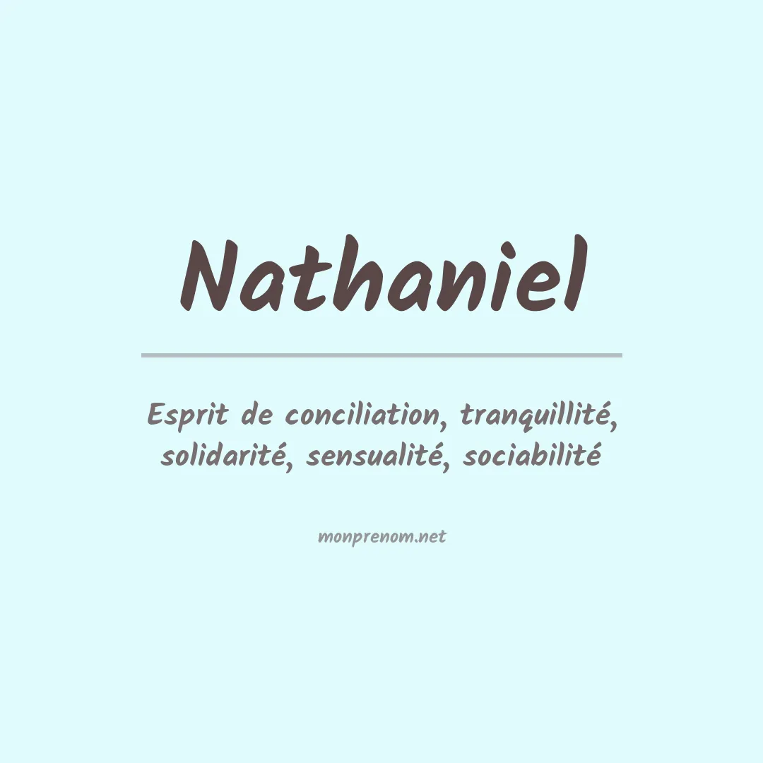 Signification du Prénom Nathaniel