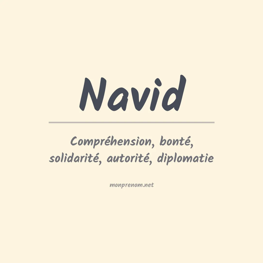 Signification du Prénom Navid Signification du Prénom Navid