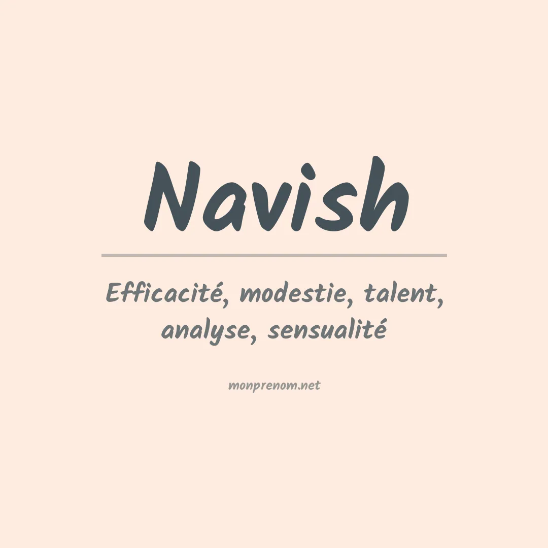 Signification du Prénom Navish Signification du Prénom Navish