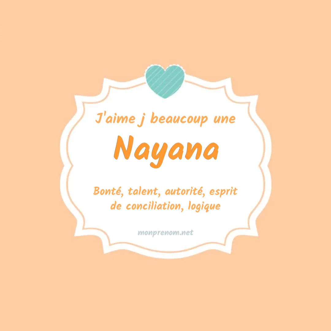 j'aime beaucoup Nayana