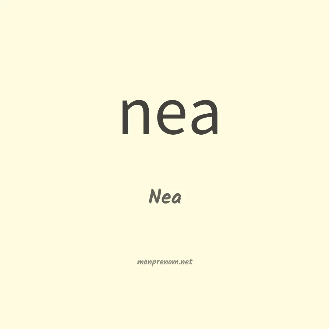 Nea en chino