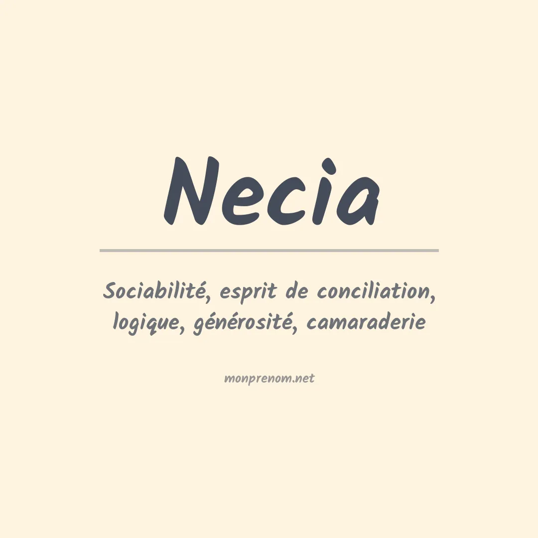 Signification du Prénom Necia Signification du Prénom Necia