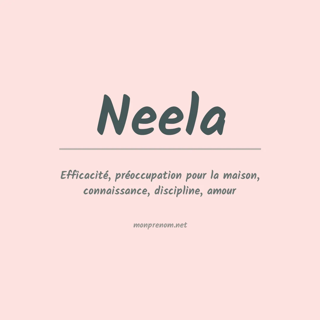 Signification du Prénom Neela Signification du Prénom Neela