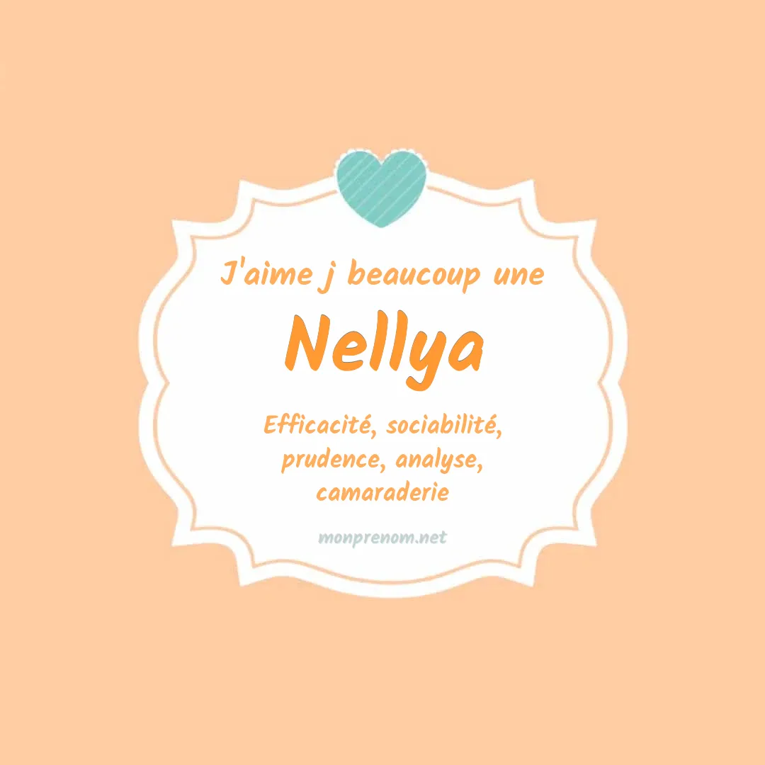 j'aime beaucoup Nellya