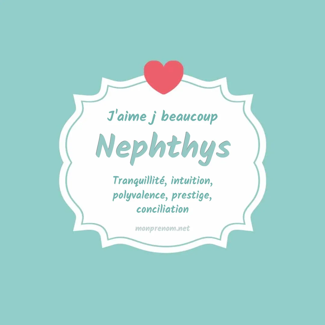 j'aime beaucoup Nephthys