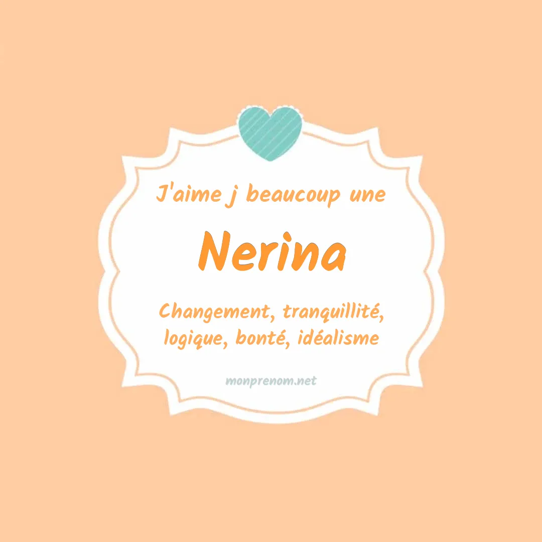 j'aime beaucoup Nerina