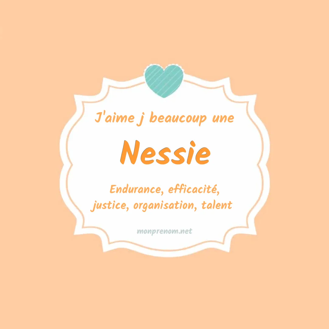 j'aime beaucoup Nessie