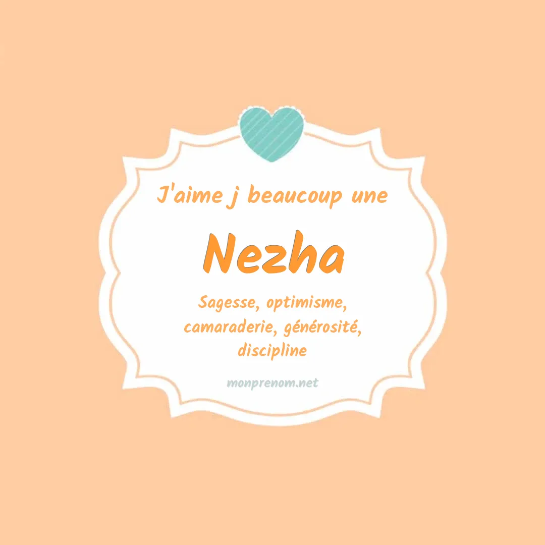 j'aime beaucoup Nezha