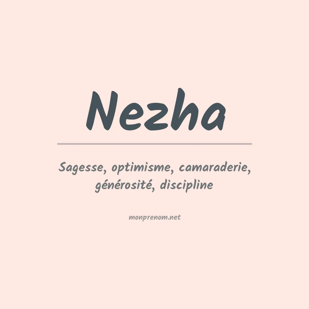Signification du Prénom Nezha Signification du Prénom Nezha