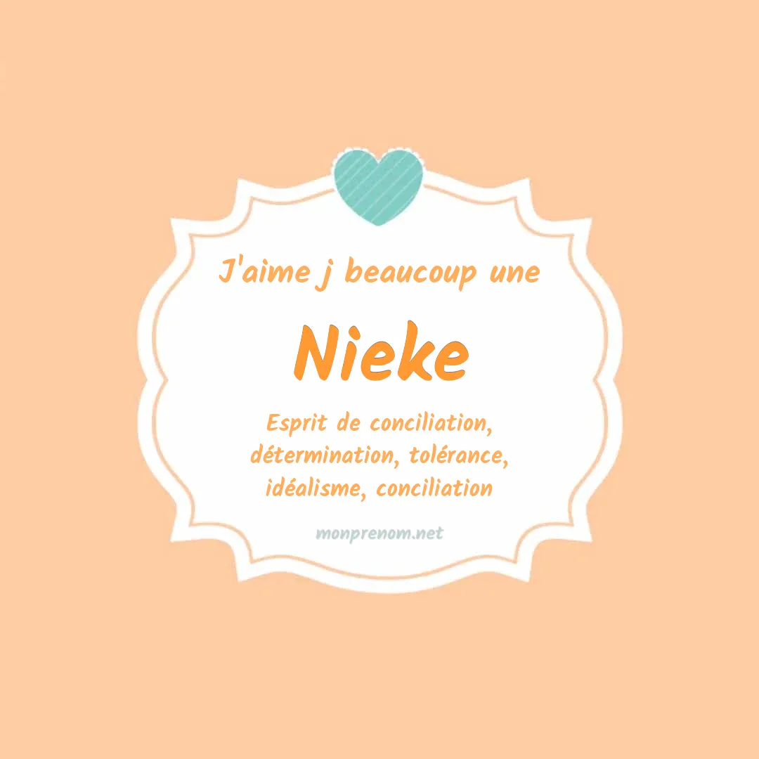 j'aime beaucoup Nieke