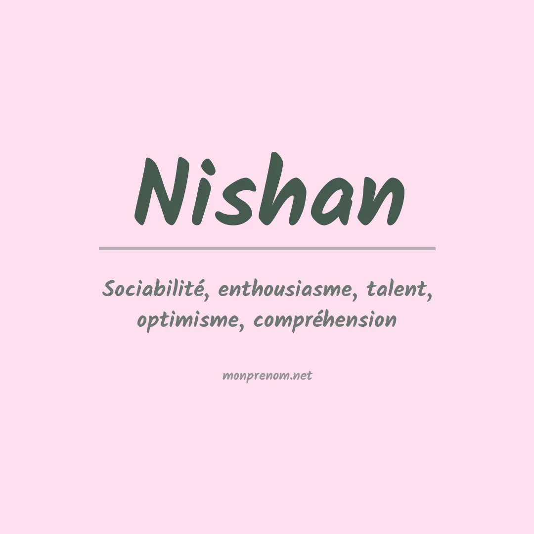 Signification du Prénom Nishan Signification du Prénom Nishan