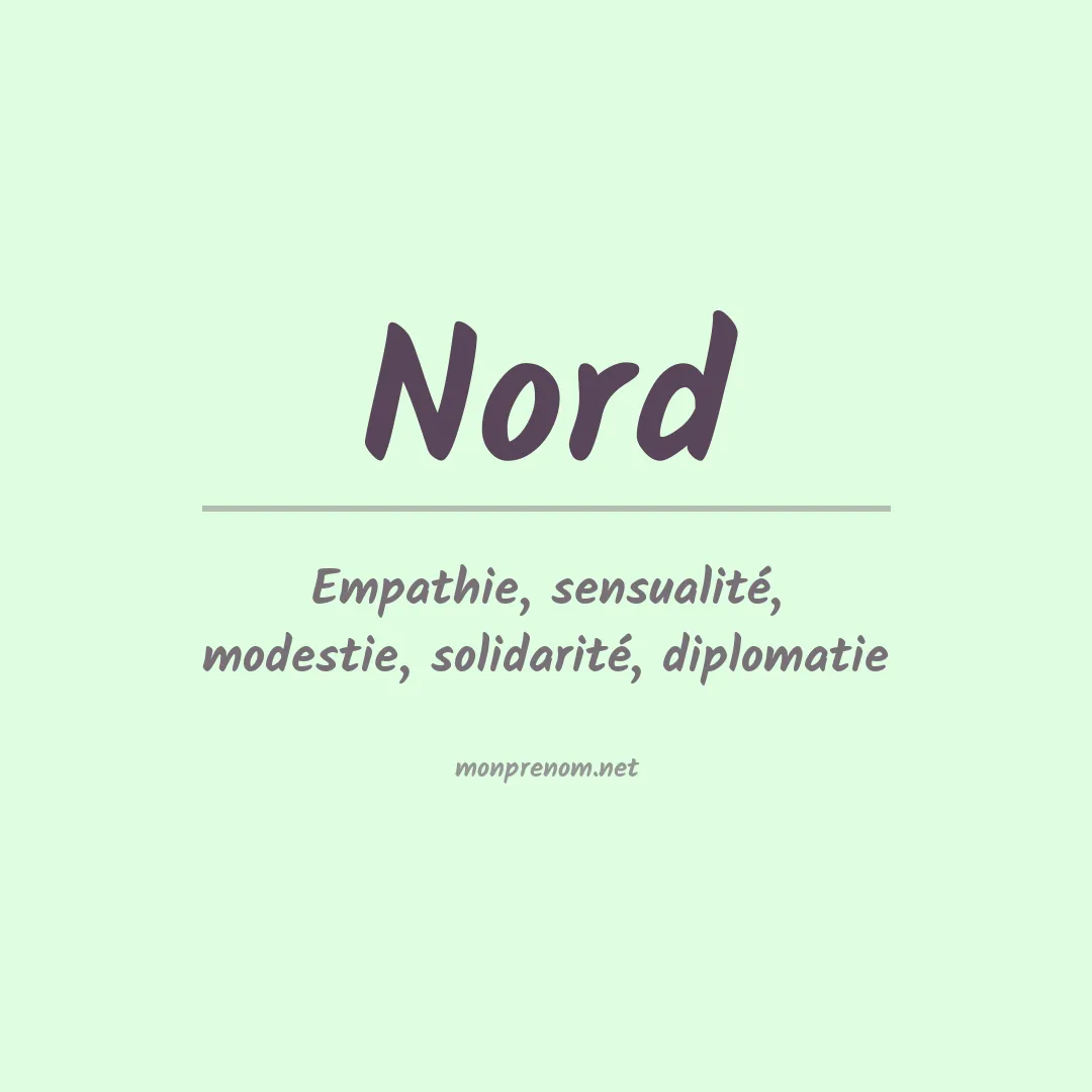 Signification du Prénom Nord