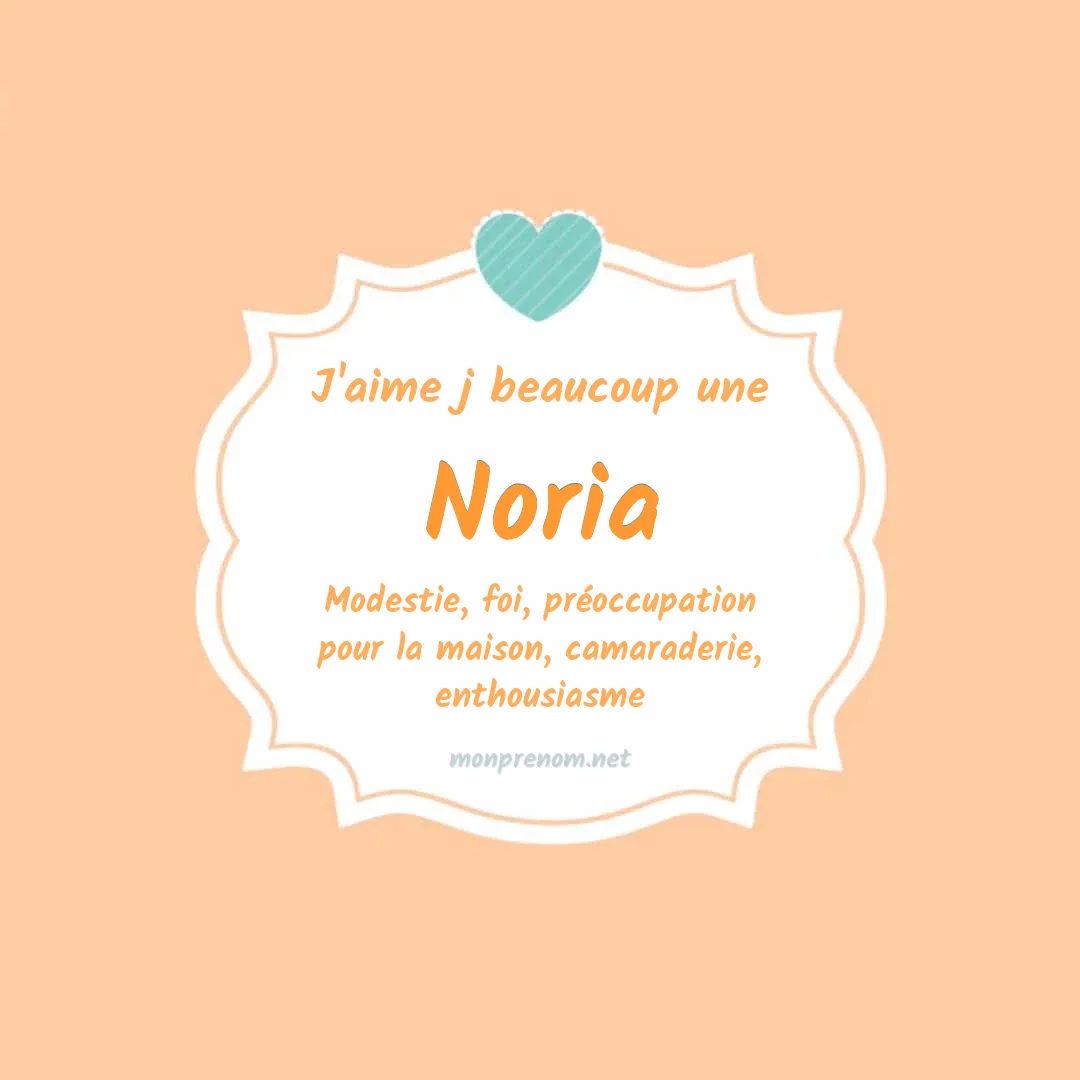 j'aime beaucoup Noria