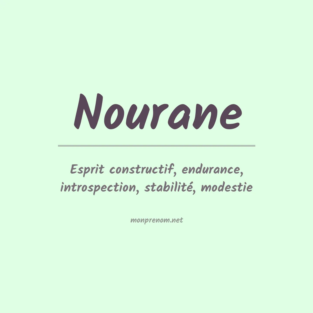 Signification du Prénom Nourane Signification du Prénom Nourane