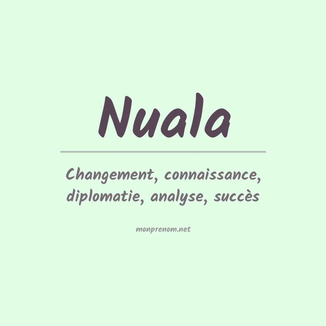 Signification du Prénom Nuala