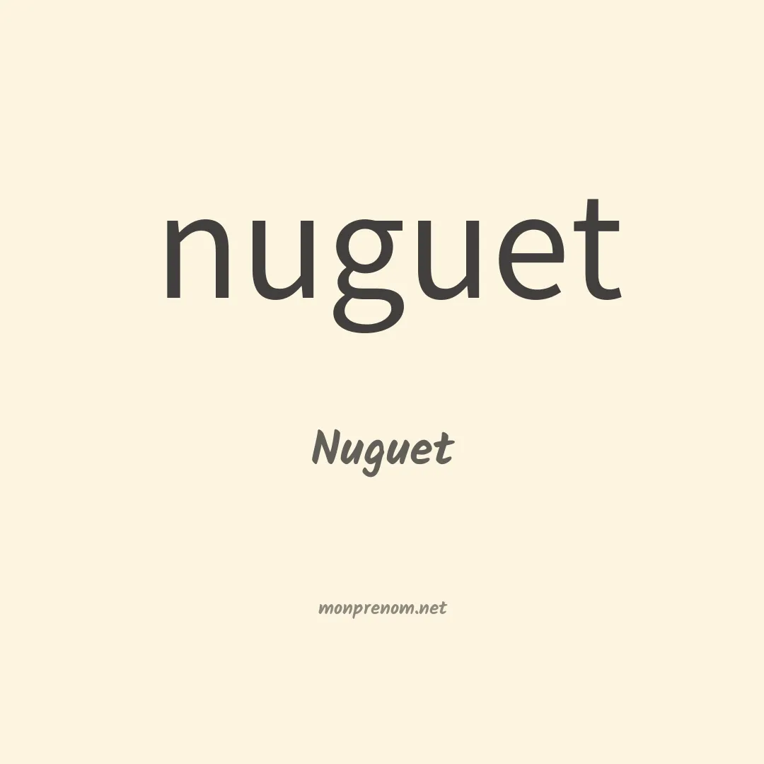 Nuguet en chino