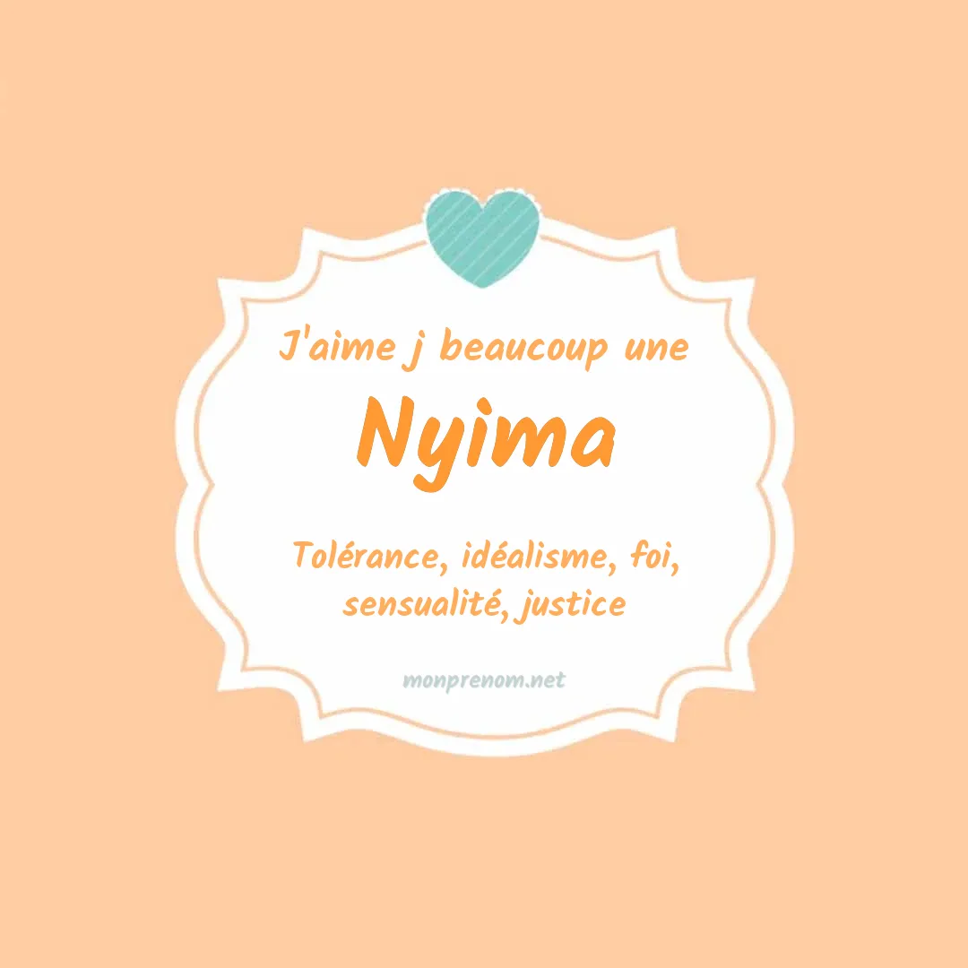 j'aime beaucoup Nyima