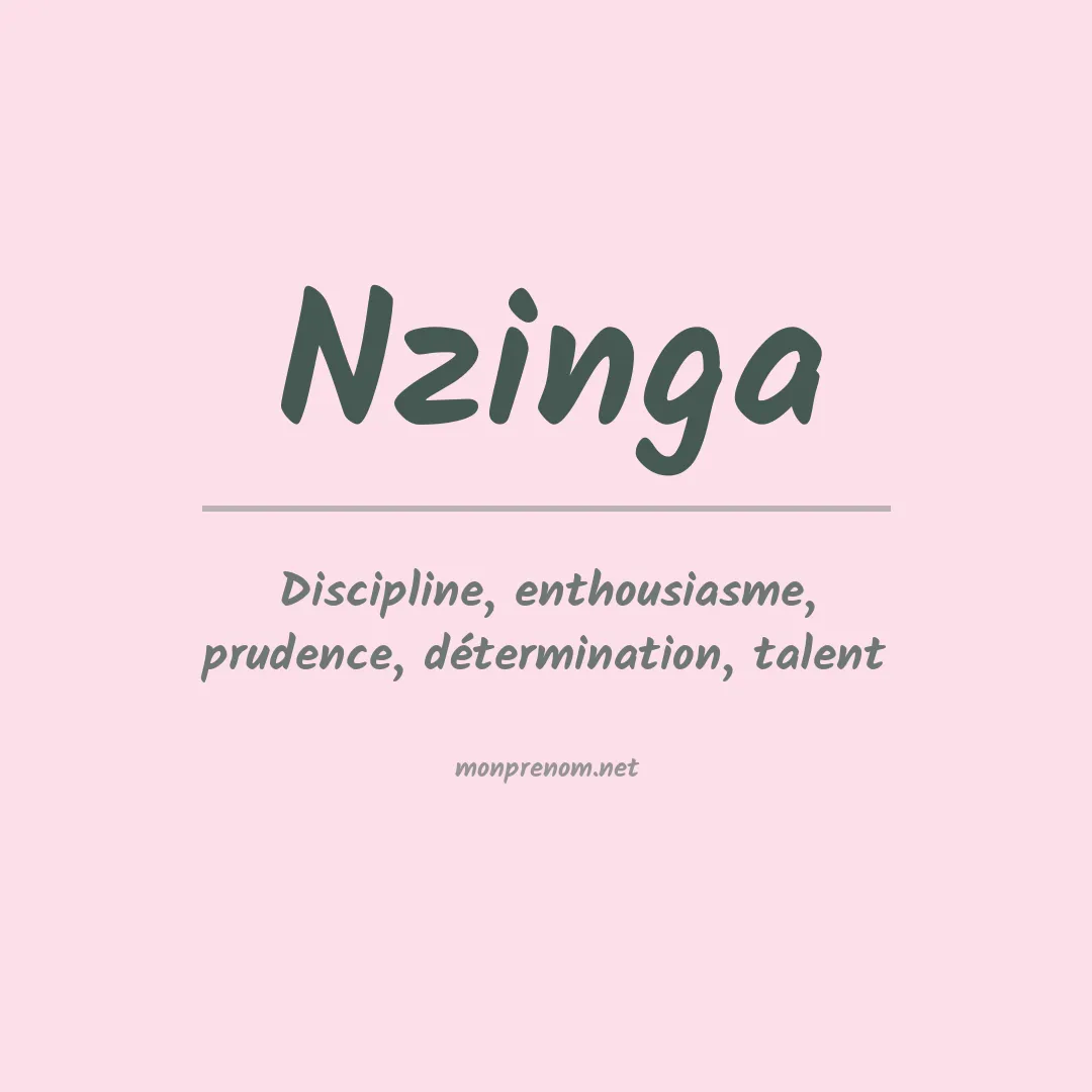 Signification du Prénom Nzinga Signification du Prénom Nzinga