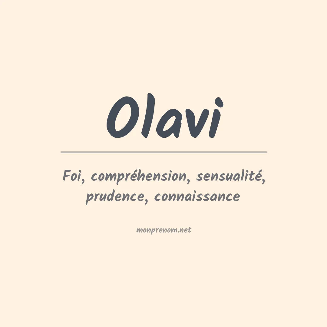 Signification du Prénom Olavi Signification du Prénom Olavi