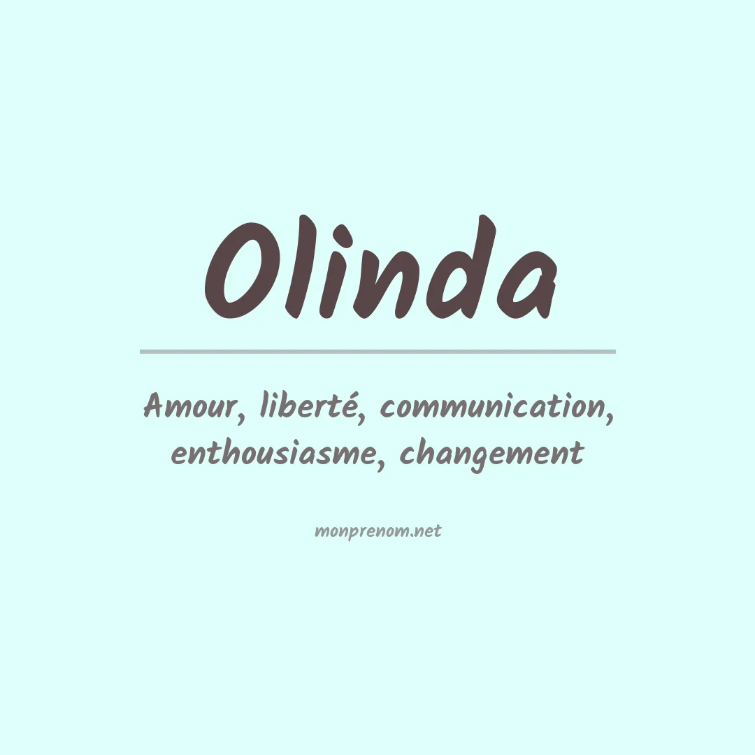 Signification du Prénom Olinda
