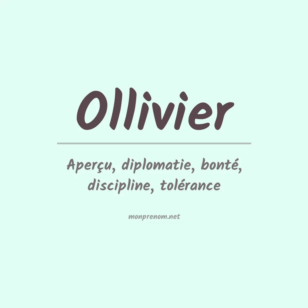 Signification du Prénom Ollivier