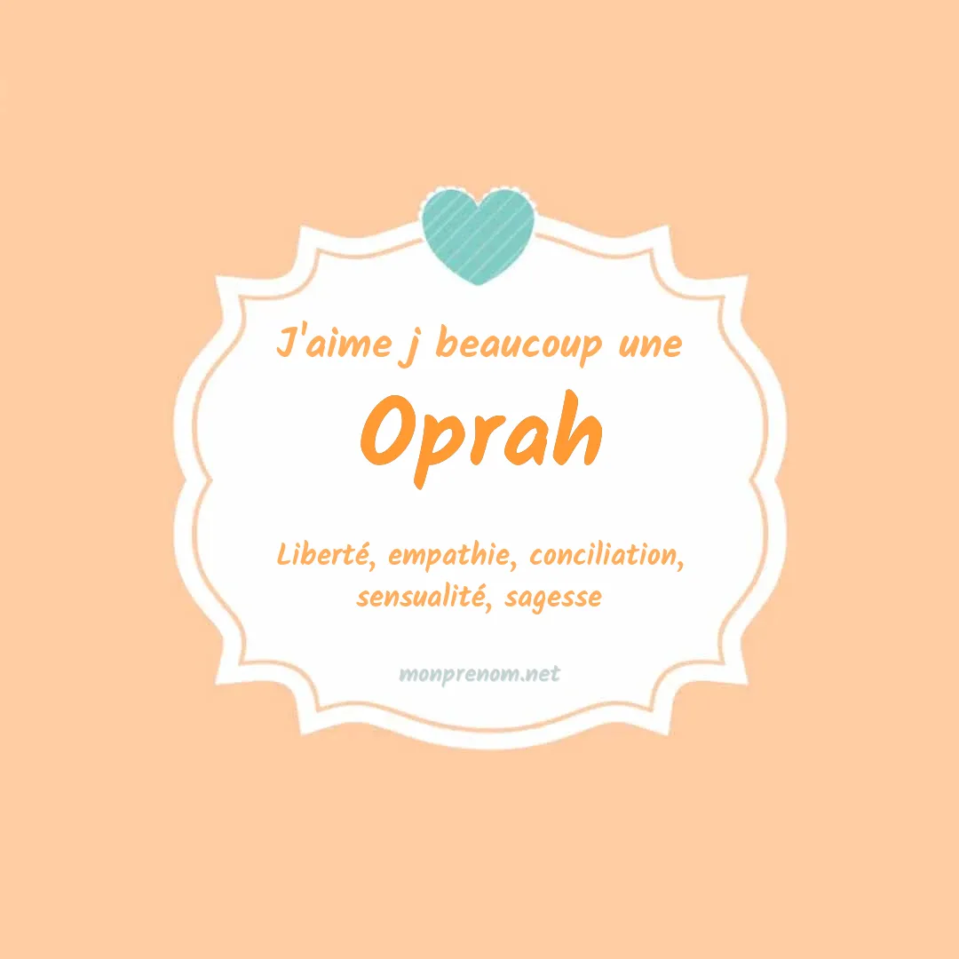 j'aime beaucoup Oprah
