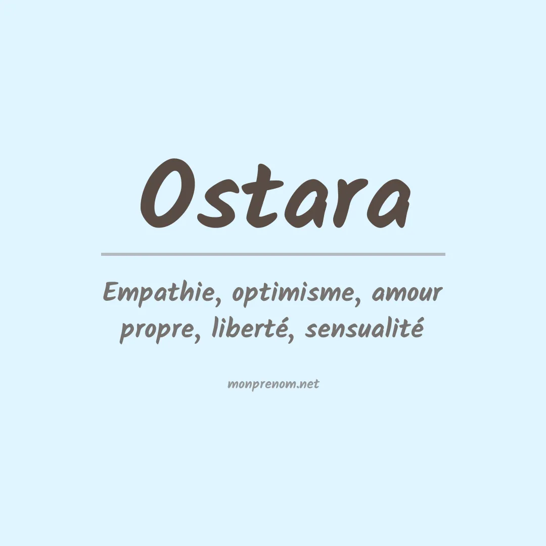 Signification du Prénom Ostara Signification du Prénom Ostara