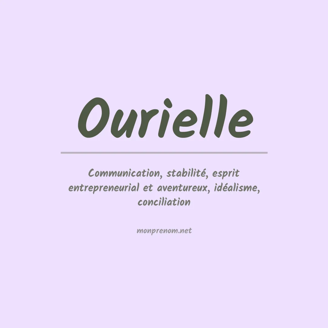 Signification du Prénom Ourielle