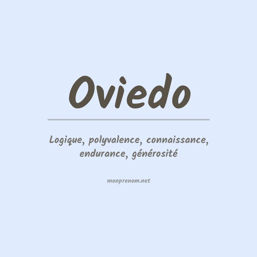 Signification du Prénom Oviedo