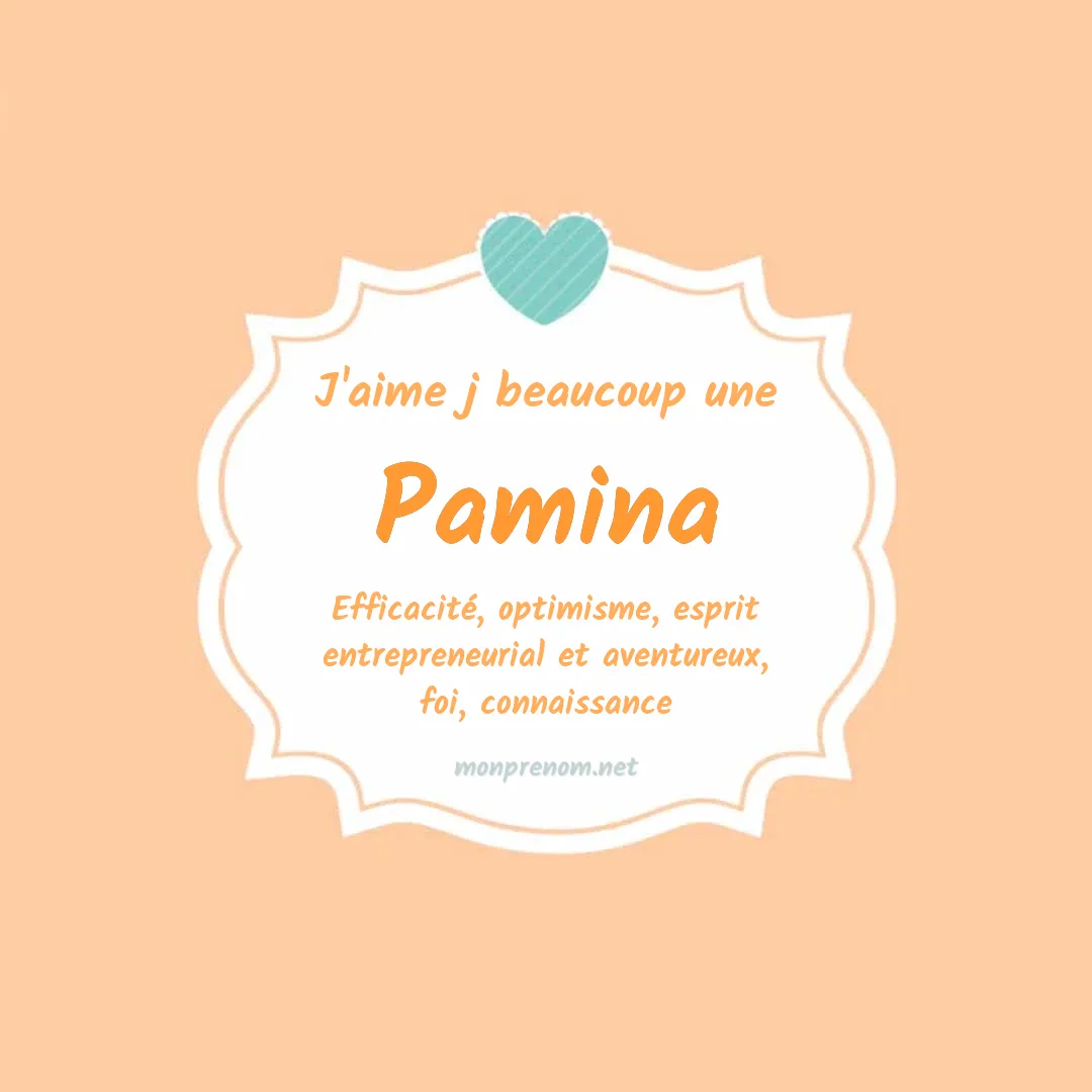 j'aime beaucoup Pamina