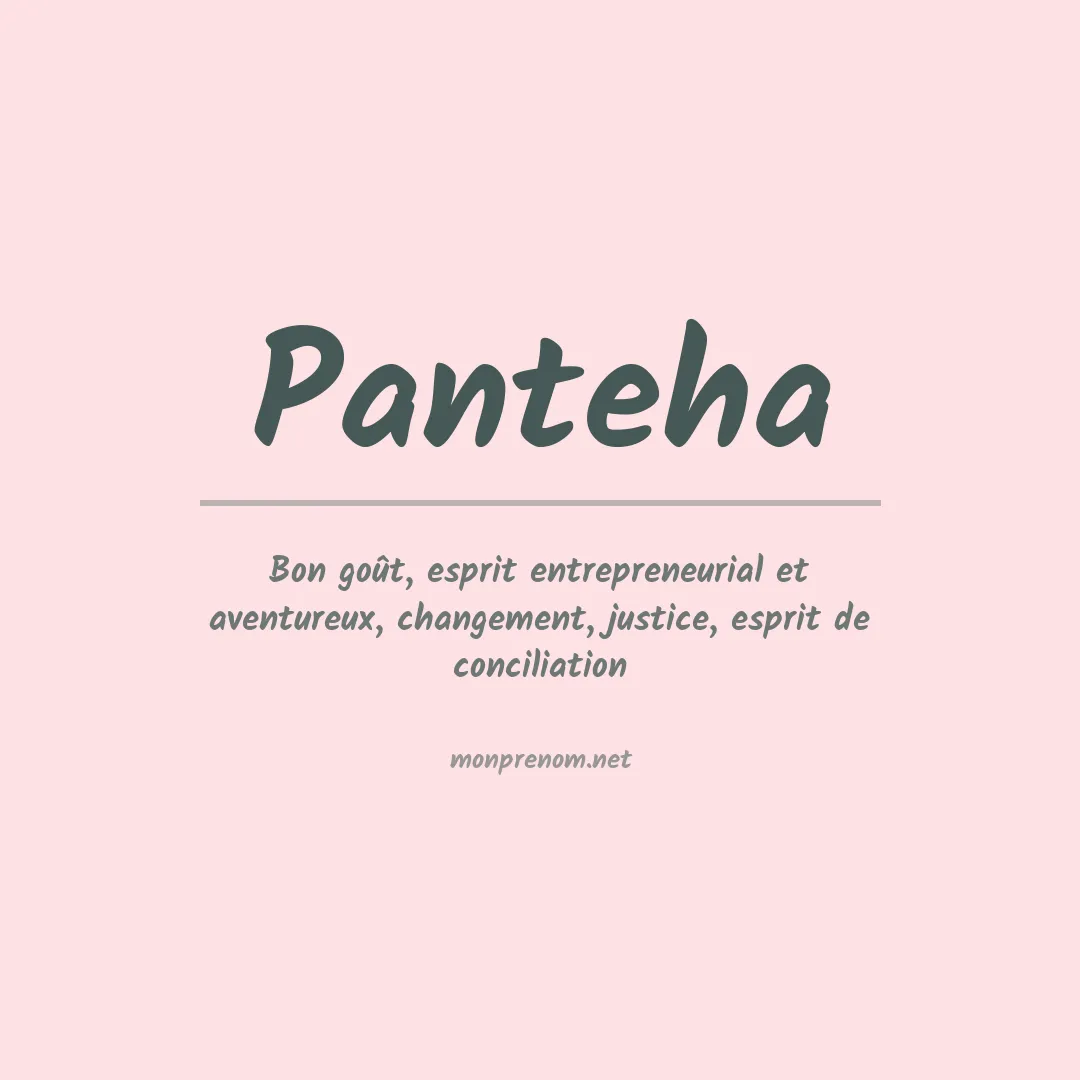 Signification du Prénom Panteha Signification du Prénom Panteha