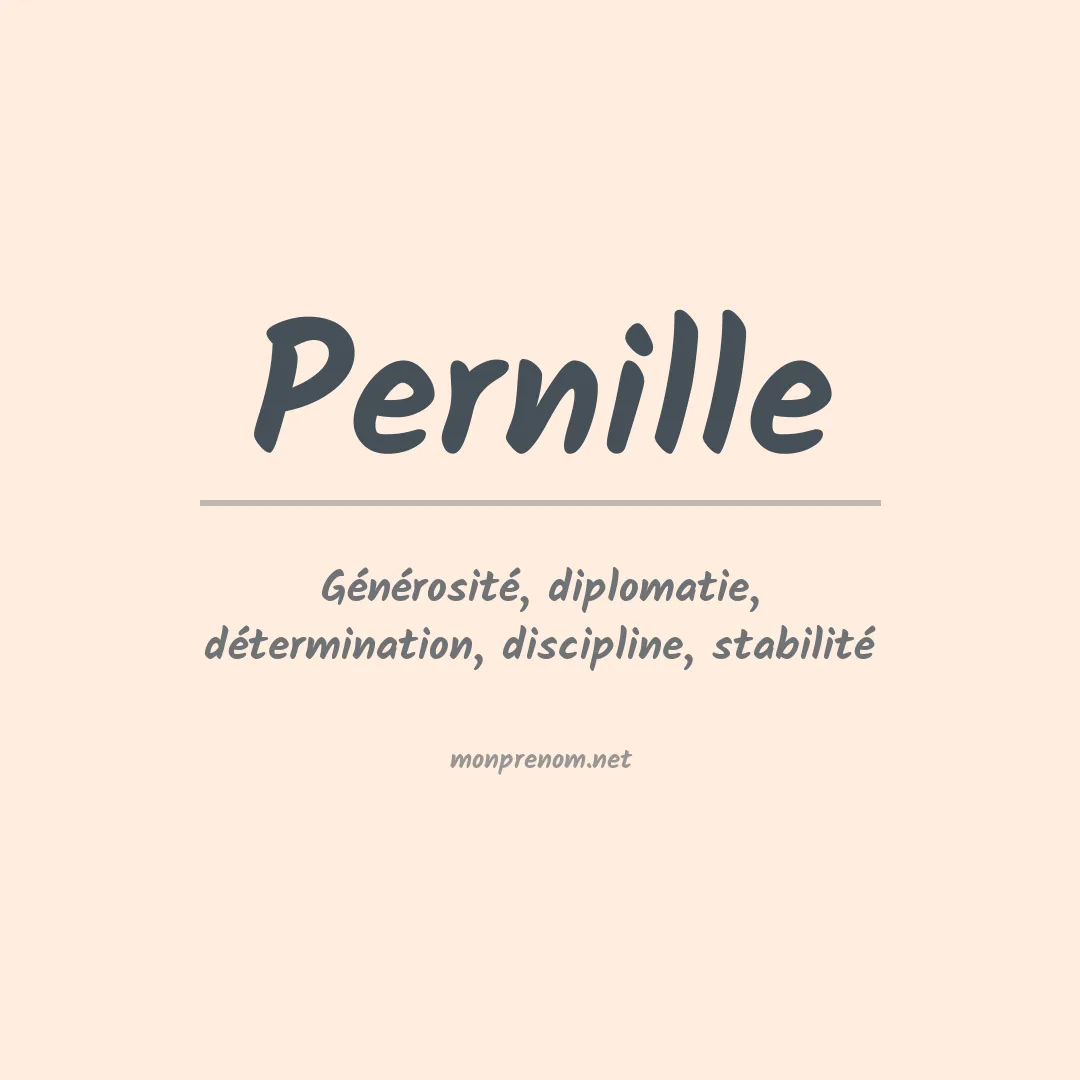 Signification du Prénom Pernille Signification du Prénom Pernille