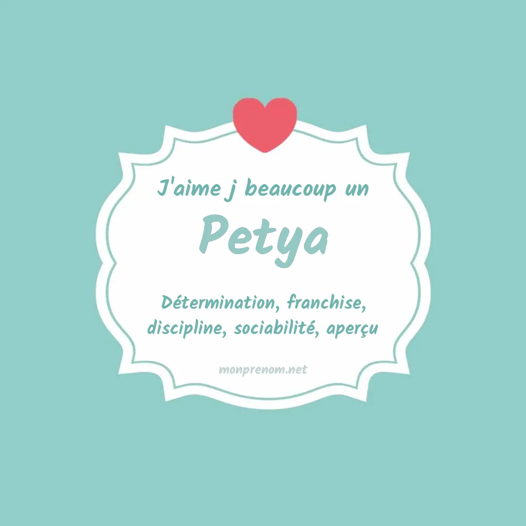 j'aime beaucoup Petya