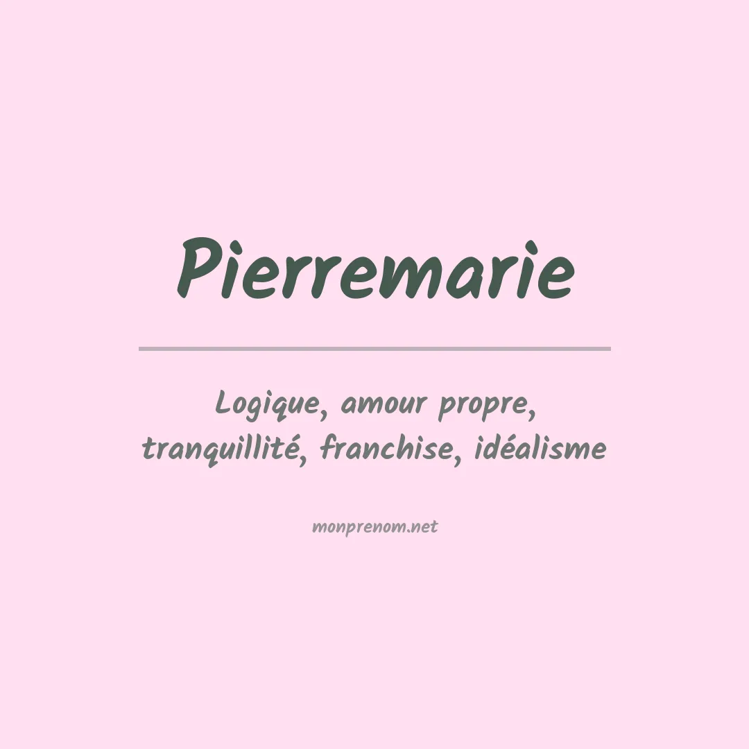 PrénomPierremarie