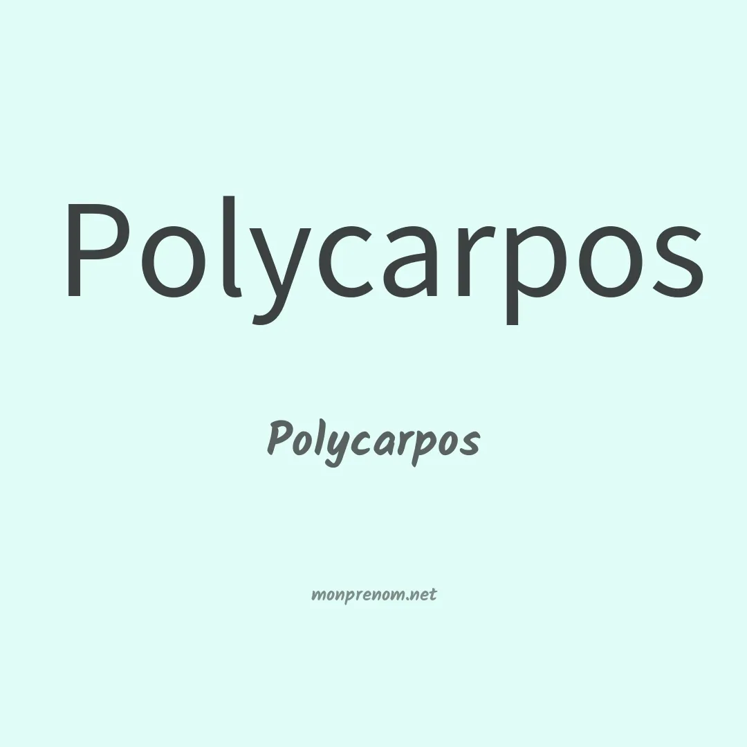 Polycarpos en chino