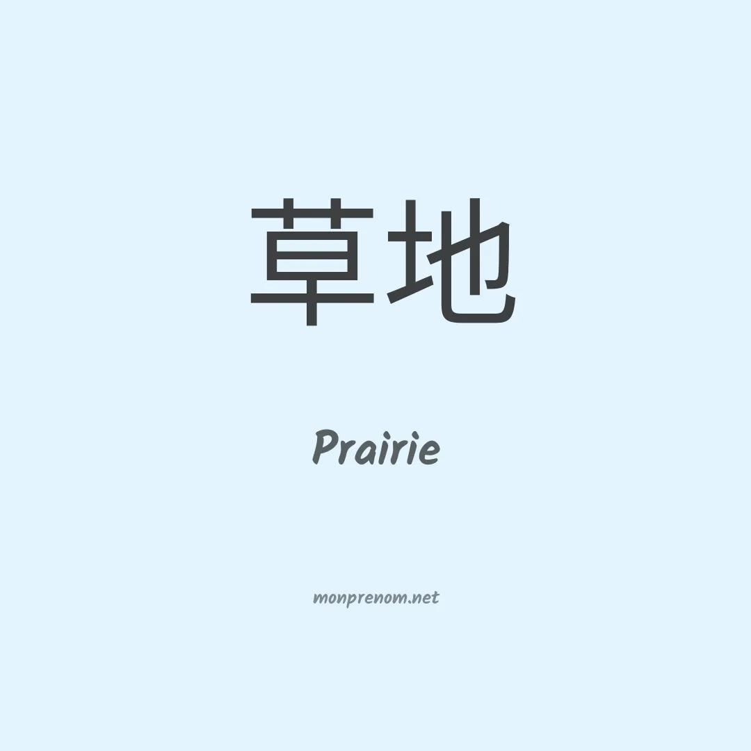 Prairie en chino